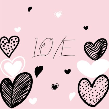 Sevgililer Günü tebrik kartı şablonunuz kutlu olsun. Moda soyut kare sanat şablonları. Sosyal medya paylaşımları, mobil uygulamalar, afişler tasarımı ve İnternet / İnternet reklamları için elverişli.