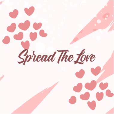 Sevgililer Günü tebrik kartı şablonu ve el çizimi konsepti. Özel günler, kadınlar günü, sevgililer günü, doğum günü, anneler günü, babalar günü, Noel, düğün ve etkinlik kutlamaları için tasarım