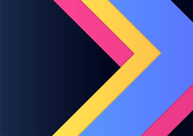 Vektör geometrik soyut arkaplan, Flyer, sunum, broşür, pankart, poster tasarımı.