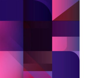 Vektör geometrik soyut arkaplan, Flyer, sunum, broşür, pankart, poster tasarımı.