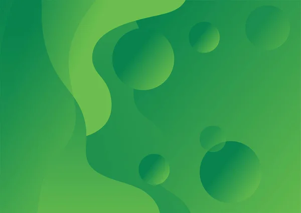 Moderne Simple Vert Minimal Fond Abstrait Géométrique — Image vectorielle