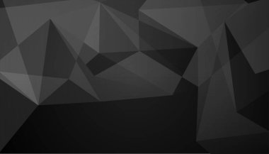 Modern siyah soyut sunum arkaplanı. Sunum, afiş, kapak, web, el ilanı, kart, poster, duvar kağıdı, doku, slayt, dergi ve Powerpoint için vektör ilüstrasyon tasarımı.
