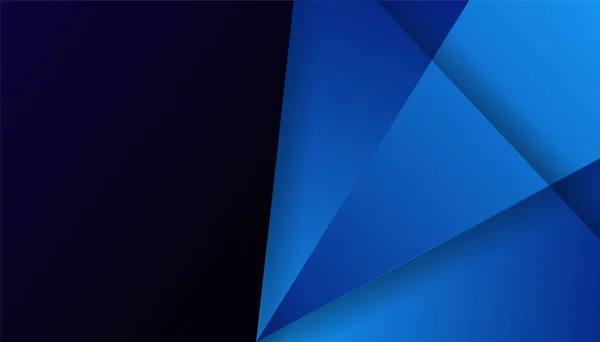 Moderní Tmavě Modré Abstraktní Pozadí Vektorové Ilustrace Design Pro Prezentaci — Stockový vektor