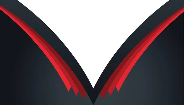 Modern Red Black Abstract Background Vector Illustration Design Presentation Banner — Vetor de Stock