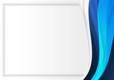 Şirket kavramına sahip modern mavi beyaz soyut sunum arkaplanı