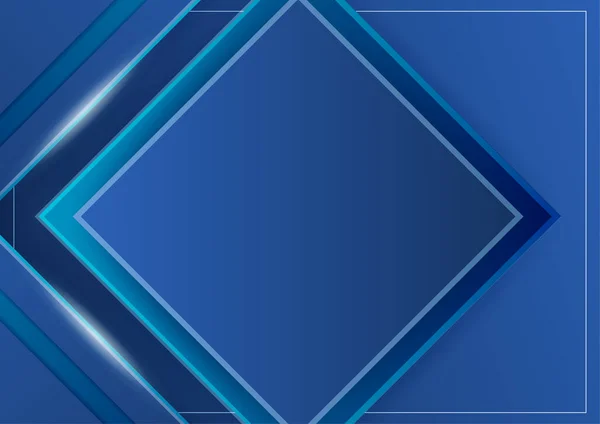 Abstraktes Blaues Hintergrundposter Mit Dynamik Blau Weiße Unternehmenspräsentation Hintergrund Mit — Stockvektor