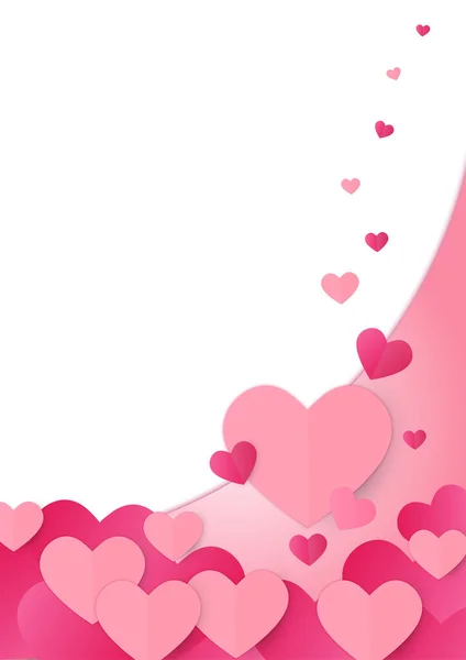 Векторный Набор Постеров День Святого Валентина Поздравительной Открытки Дизайн Особых — стоковый вектор