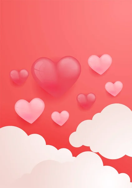 Des Cartes Saint Valentin Illustration Vectorielle Conception Pour Les Jours — Image vectorielle