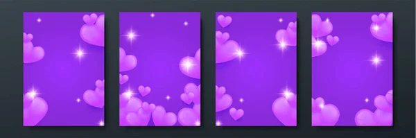 Valentines Verkoop Vector Banner Sjabloon Valentijnsdag Winkel Korting Promotie Met — Stockvector