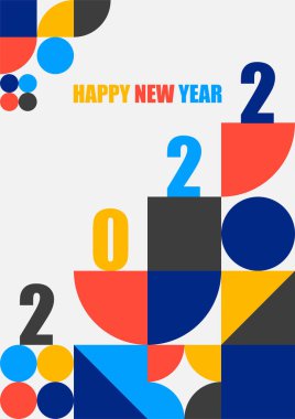 Modern 2022 Soyut Düz Geometrik Kapak A4 Tasarım Arkaplanı