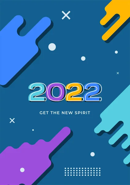 2022年游戏摘要平面几何覆盖A4设计背景 — 图库矢量图片