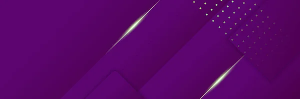 现代抽象紫色横幅背景 — 图库矢量图片