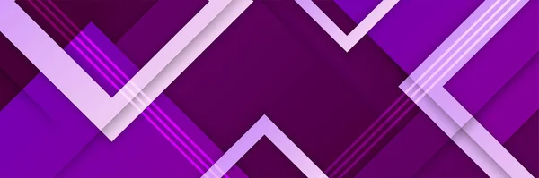 Fondo Moderno Abstracto Púrpura Bandera — Archivo Imágenes Vectoriales