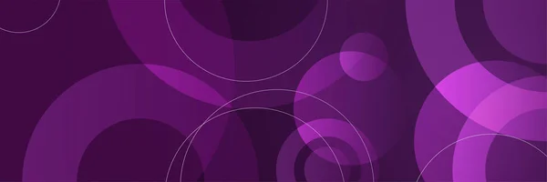 Moderne Abstrait Violet Fond Bannière — Image vectorielle