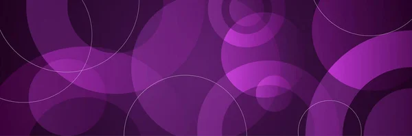 Modern Abstract Purple Banner Background — Stock Vector