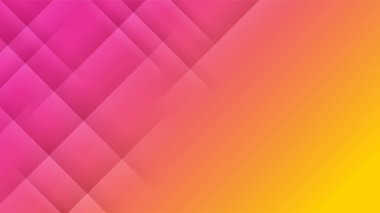 Gölge Çizgisi Pembe Renkli Soyut Memphis Geometrik Tasarım Arkaplanı