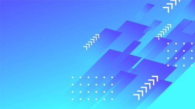 Modern Renkli Soyut Memphis Geometrik Tasarım Arkaplanı