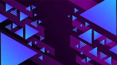 Şekil ve Çizgi Renkli Soyut Memphis Geometrik Tasarım Arkaplanı