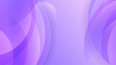 Şeffaf Buble Mor Renkli Soyut Geometrik Tasarım Arkaplanı