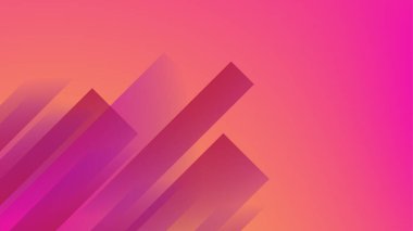 Çizgi Şeftalisi Renkli Soyut Geometrik Tasarım Arkaplanı