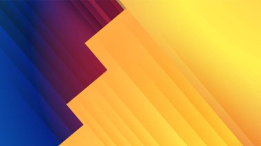 Gradyan çizgisi Mavi Renkli Soyut Geometrik Tasarım Arkaplanı