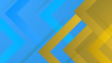 Kare mavi altın rengi Soyut Geometrik Tasarım Arkaplanı