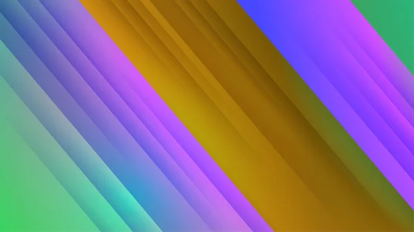 Gradyan Çizgisi Renkli Soyut Geometrik Tasarım Arkaplanı — Stok Vektör
