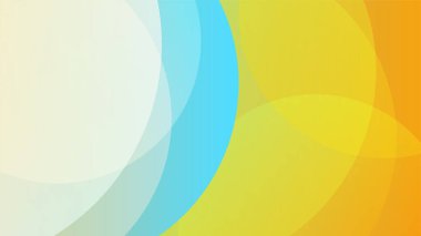 canlı mavi ve sarı Soyut Geometrik Tasarım Arkaplanı