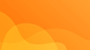 Dalga kağıt kesimi turuncu Soyut Geometrik Tasarım Arkaplanı