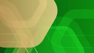 Gradyan şekli Yeşil Renkli Soyut Geometrik Tasarım Arkaplanı
