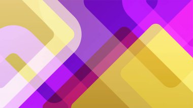 Gradyan şekli Mor ve sarı Soyut Geometrik Tasarım Arkaplanı