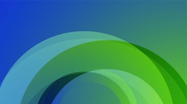 Çember mavi yeşil gradyan Soyut Geometrik Tasarım Arkaplanı