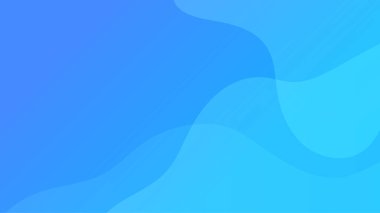 Dalga kağıt kesimi Mavi Renkli Soyut Geometrik Tasarım Arkaplanı