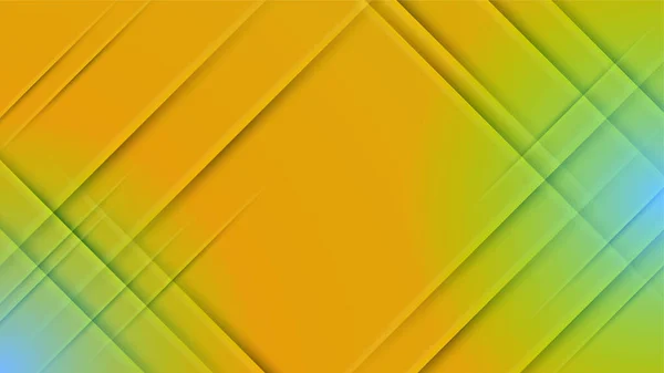 Błyszcząca Przezroczysta Linia Żółta Kolorowe Abstrakcyjne Geometryczne Tło — Wektor stockowy