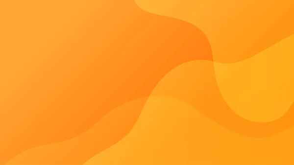 Coupe Papier Vague Orange Coloré Abstrait Géométrique Fond Conception — Image vectorielle