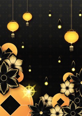 Şenlikli yeni yıl siyah altın Çin tasarımı geçmişi