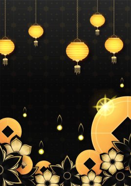 Şenlikli yeni yıl siyah altın Çin tasarımı geçmişi