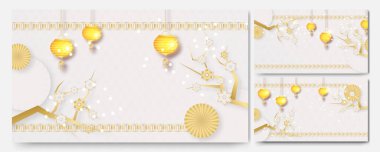 Şenlikli yeni yıl beyaz altın Çin tasarımı