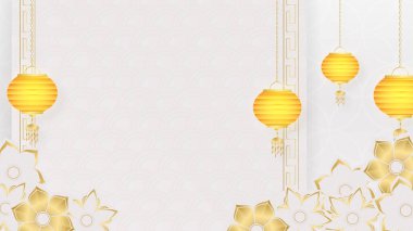 Şenlikli yeni yıl beyaz altın Çin tasarımı