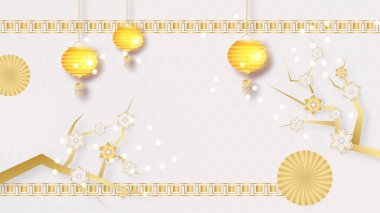 Şenlikli yeni yıl beyaz altın Çin tasarımı