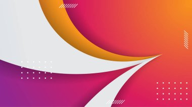 Geometrik Gradyan Renkli soyut tasarım arka planı