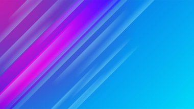 Modern gradyan mavi mor renkli soyut tasarım arka planı