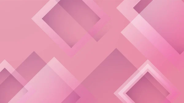 Geométrica Memphis Pink Fundo Design Abstrato — Vetor de Stock