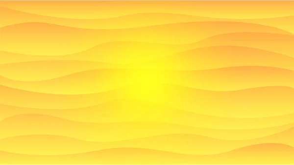 Gradient Wave Yellow Colorful Abstract Design Background — Stock Vector