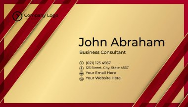 Zarif Modern Profesyonel Siyah Altın Tasarım Kartı şablonu arka planı