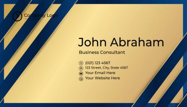 Zarif Modern Profesyonel Siyah Altın Tasarım Kartı şablonu arka planı