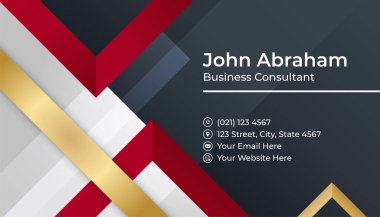 Zarif Modern Profesyonel Siyah Altın Tasarım Kartı şablonu arka planı