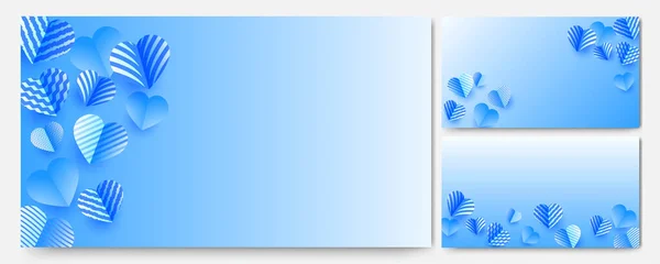 Прекрасный Светящийся Синий Бумажный Дизайн Фона — стоковый вектор