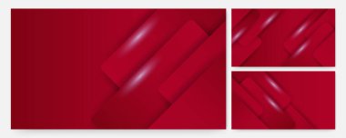 Modern Açık Kırmızı Renkli Soyut Tasarım SancağıName