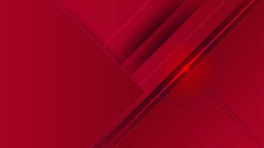 Modern Açık Kırmızı Renkli Soyut Tasarım SancağıName